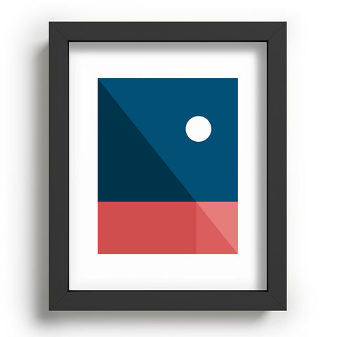 The Old Art Studio Geometric Landscape 10 Recessed Framing Rectangle