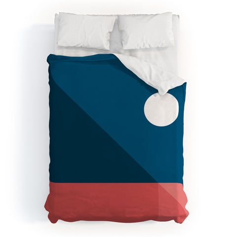 The Old Art Studio Geometric Landscape 10 Duvet Cover