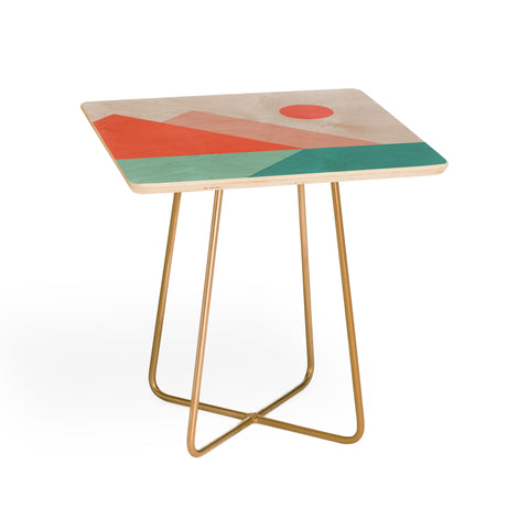 The Old Art Studio Geometric Landscape 13 Side Table