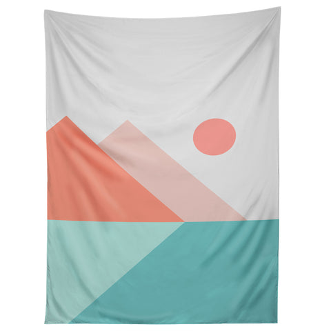 The Old Art Studio Geometric Landscape 13 Tapestry