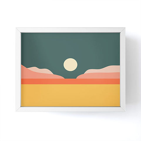 The Old Art Studio Geometric Landscape 14 Framed Mini Art Print