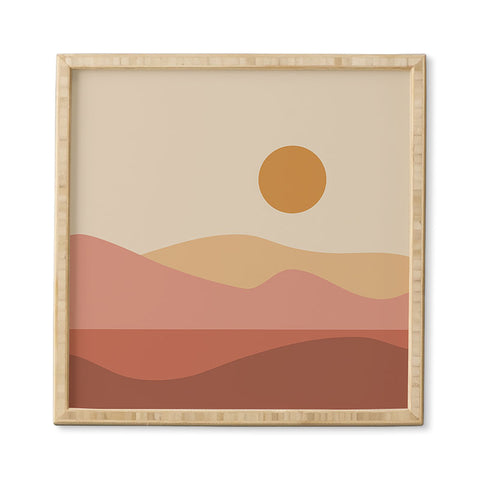 The Old Art Studio Geometric Landscape 23A Framed Wall Art