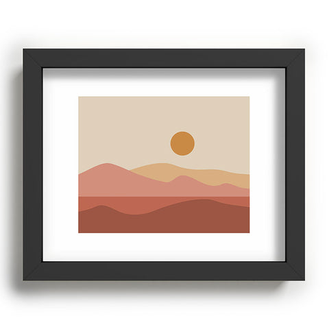 The Old Art Studio Geometric Landscape 23A Recessed Framing Rectangle