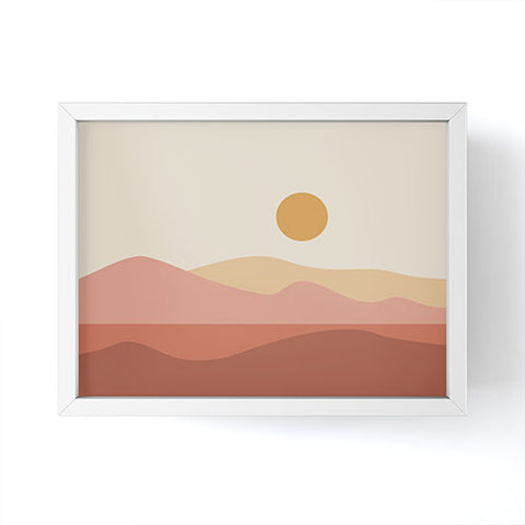 The Old Art Studio Geometric Landscape 23A Framed Mini Art Print