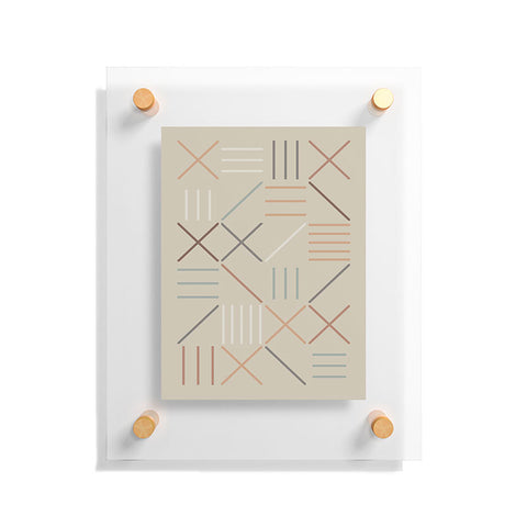The Old Art Studio Geometric Shapes 05 Floating Acrylic Print