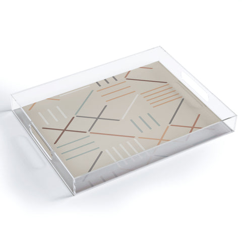 The Old Art Studio Geometric Shapes 05 Acrylic Tray