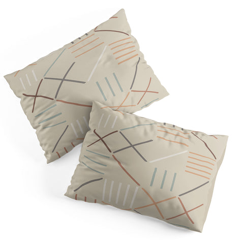 The Old Art Studio Geometric Shapes 05 Pillow Shams