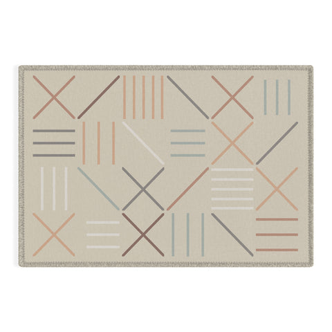 The Old Art Studio Geometric Shapes 05 Outdoor Rug