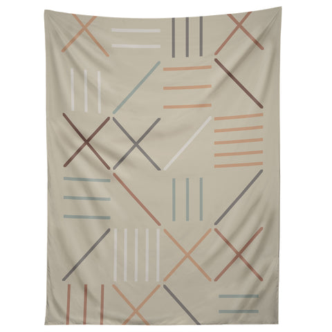 The Old Art Studio Geometric Shapes 05 Tapestry