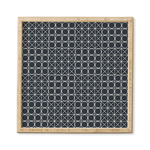 The Old Art Studio Geometric Tile Framed Wall Art