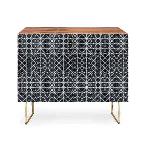 The Old Art Studio Geometric Tile Credenza