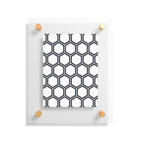 The Old Art Studio Hexagon White Floating Acrylic Print