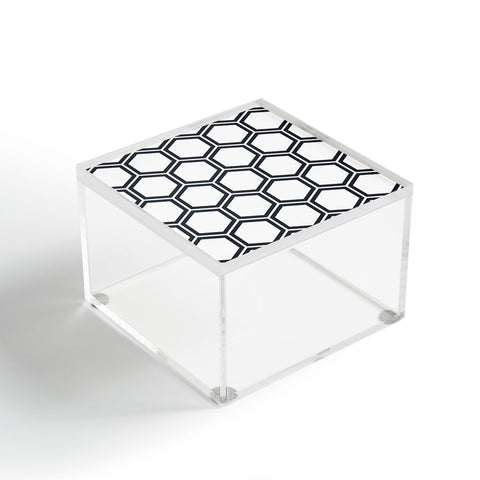 The Old Art Studio Hexagon White Acrylic Box