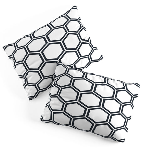 The Old Art Studio Hexagon White Pillow Shams