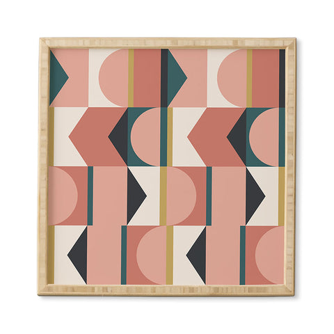 The Old Art Studio Maximalist Geometric 01 Framed Wall Art