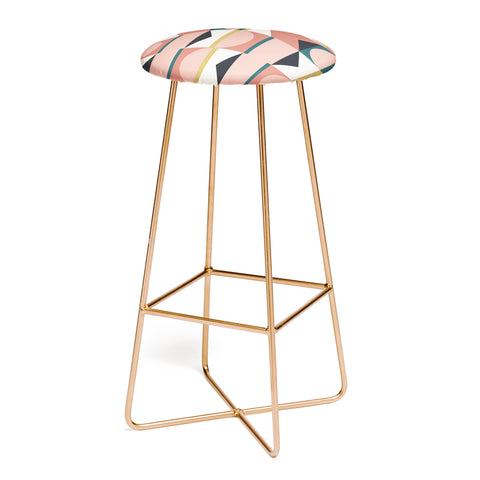 The Old Art Studio Maximalist Geometric 01 Bar Stool