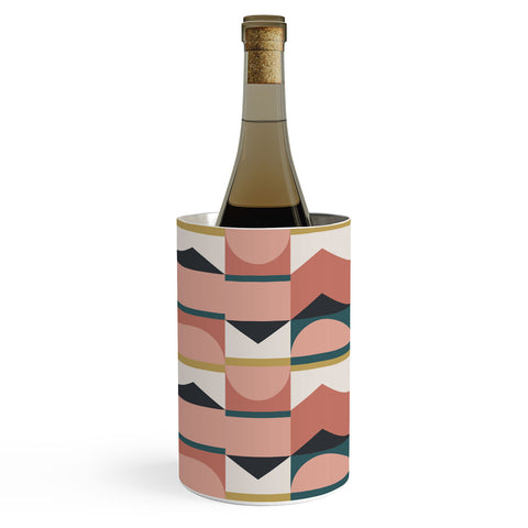 The Old Art Studio Maximalist Geometric 01 Wine Chiller