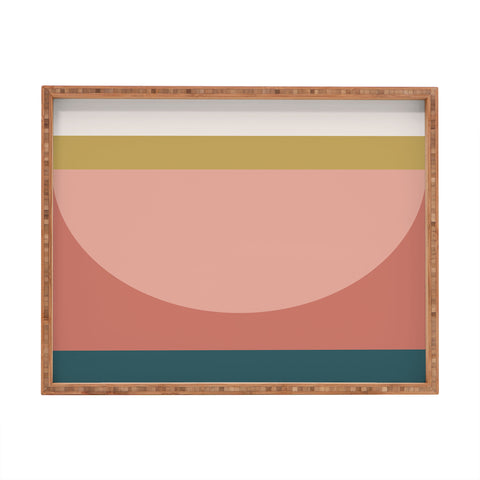 The Old Art Studio Maximalist Geometric 03 Rectangular Tray