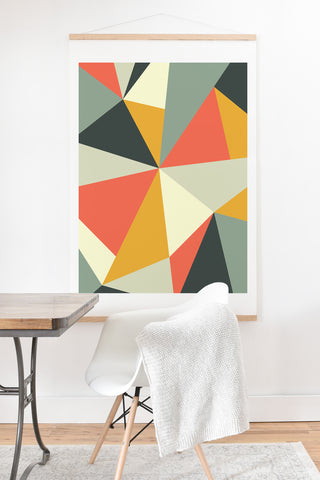 The Old Art Studio Mid Century 01 Art Print And Hanger