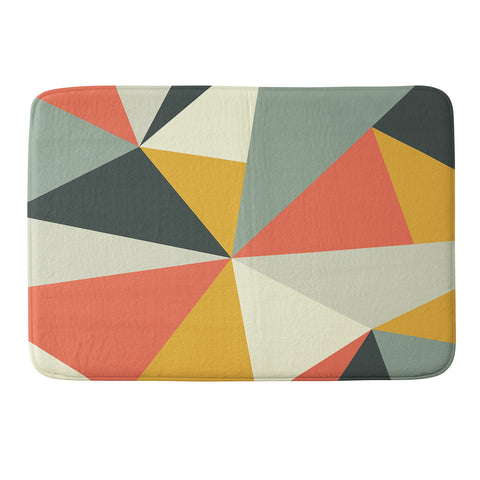 The Old Art Studio Mid Century 01 Memory Foam Bath Mat