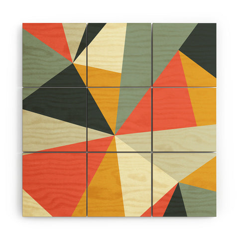 The Old Art Studio Mid Century 01 Wood Wall Mural