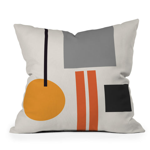 The Old Art Studio Mid Century 05 Throw Pillow