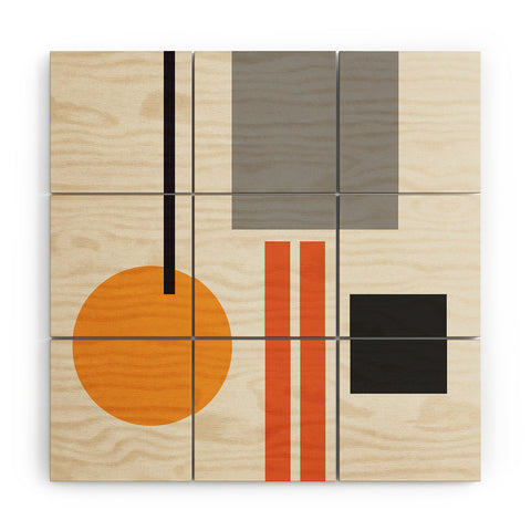 The Old Art Studio Mid Century 05 Wood Wall Mural