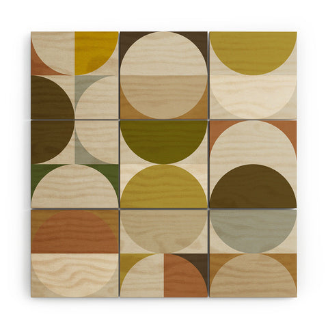 The Old Art Studio Mid Century 09A Wood Wall Mural