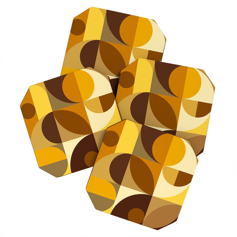 The Old Art Studio Mid Century 30B Coaster Set