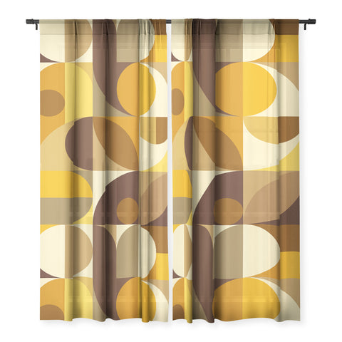 The Old Art Studio Mid Century 30B Sheer Non Repeat