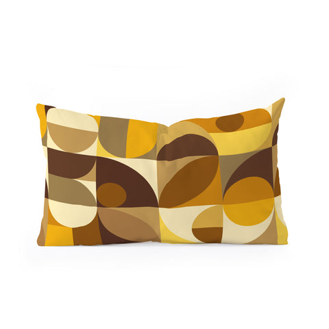 The Old Art Studio Mid Century 30B Oblong Throw Pillow