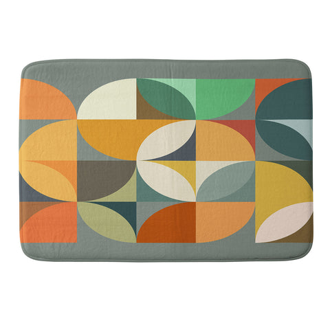 The Old Art Studio Mid Century 78 Memory Foam Bath Mat
