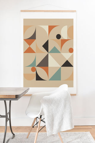 The Old Art Studio Mid Century 7B Art Print And Hanger