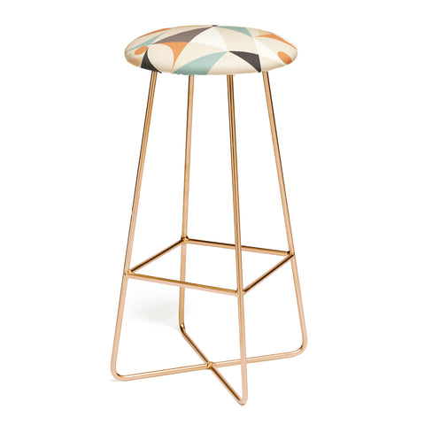 The Old Art Studio Mid Century 7B Bar Stool