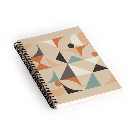 The Old Art Studio Mid Century 7B Spiral Notebook