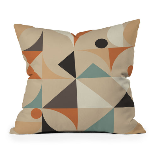 The Old Art Studio Mid Century 7B Throw Pillow