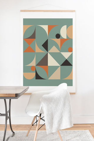 The Old Art Studio Mid Century 7C Art Print And Hanger