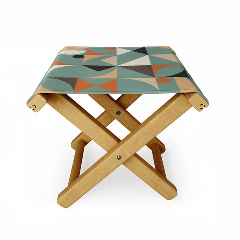 The Old Art Studio Mid Century 7C Folding Stool