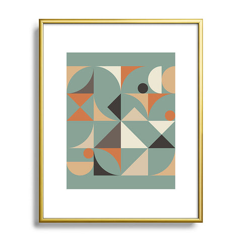 The Old Art Studio Mid Century 7C Metal Framed Art Print
