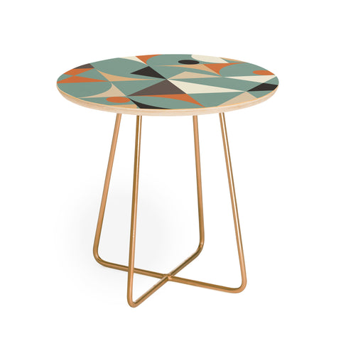 The Old Art Studio Mid Century 7C Round Side Table