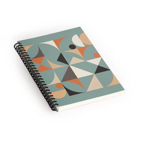 The Old Art Studio Mid Century 7C Spiral Notebook