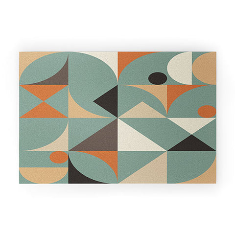 The Old Art Studio Mid Century 7C Welcome Mat