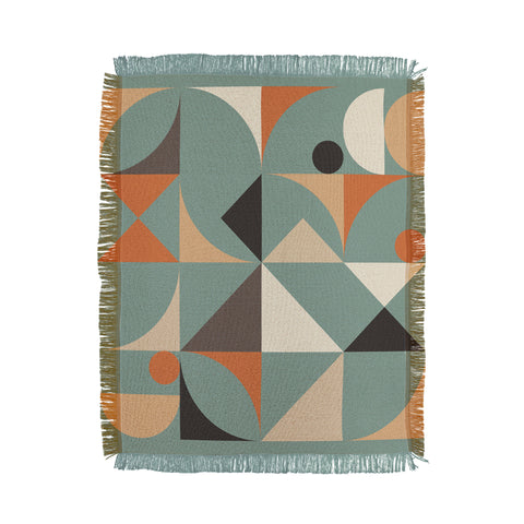 The Old Art Studio Mid Century 7C Throw Blanket