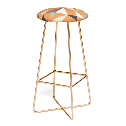 The Old Art Studio Mid Century 7D Bar Stool