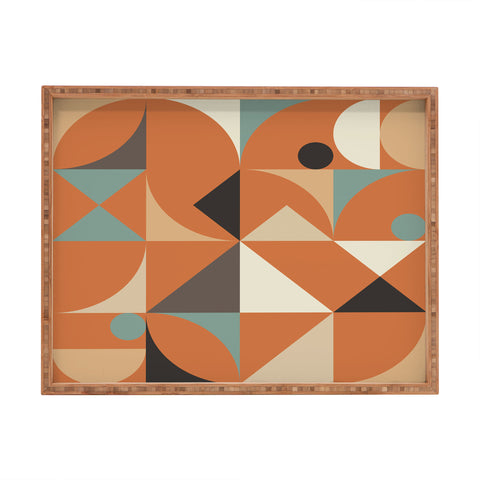 The Old Art Studio Mid Century 7D Rectangular Tray