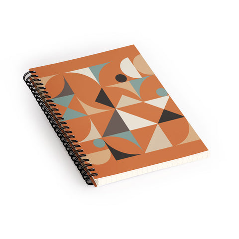 The Old Art Studio Mid Century 7D Spiral Notebook