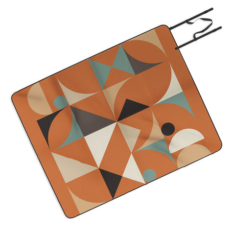 The Old Art Studio Mid Century 7D Picnic Blanket