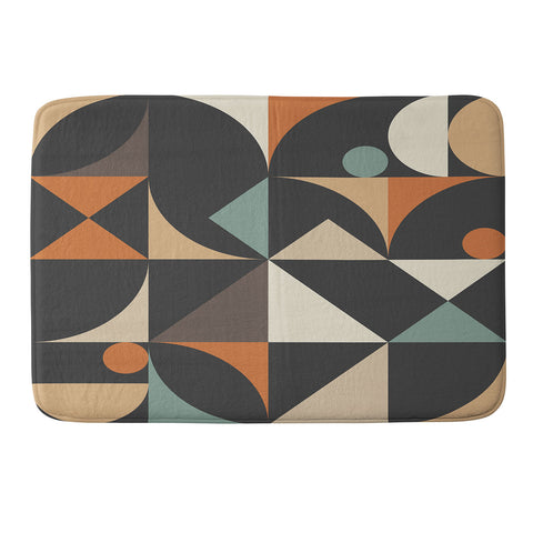 The Old Art Studio Mid Century 7E Memory Foam Bath Mat