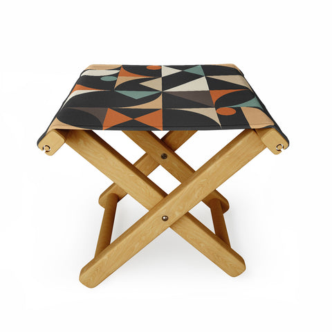 The Old Art Studio Mid Century 7E Folding Stool