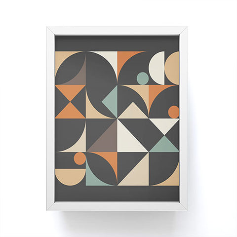 The Old Art Studio Mid Century 7E Framed Mini Art Print